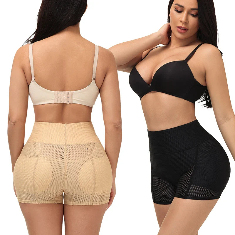 Butt Lifting Hip Enhancer Cushion – Padded Mesh Control Panties for Natural Curves