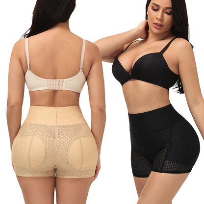 Butt Lifting Hip Enhancer Cushion – Padded Mesh Control Panties for Natural Curves
