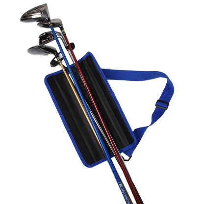 Mini Portable Nylon Golf Club Bag – Simple Golf Gun Carrier with Adjustable Shoulder Straps, Travel & Training Case