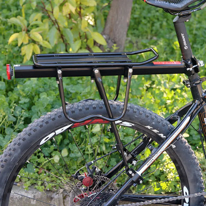 Deemount Bicycle Cargo Rear Rack Shelf - Luggage Carrier Stand Holder for Cycling Bags - Fits 20-29'' MTB & 4.0'' Fat Bike
