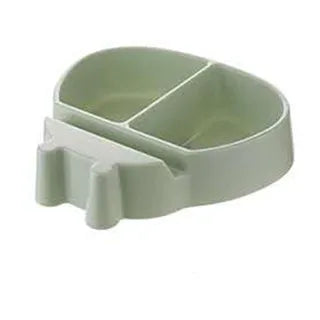 Creative Shape Lazy Snack Bowl - Plastic Double Layers Snack Storage Box, Lazy Fruit Plate, Multi-Purpose Food Bowl