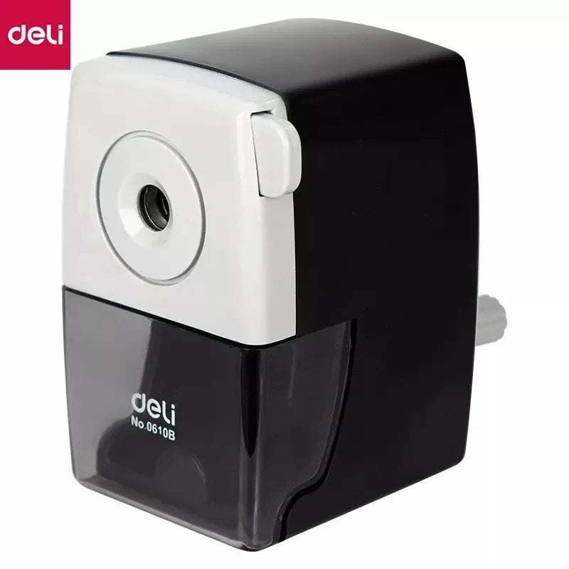 DELI Rotary Pencil Sharpener – Office & School Table Cutter Stationery Tool