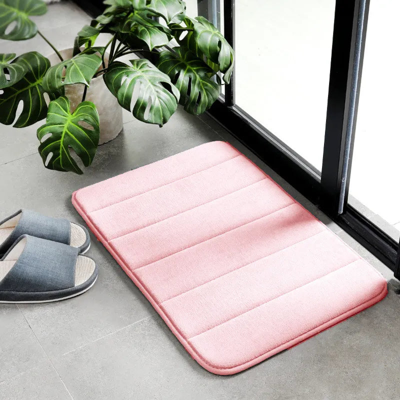 Water Absorption Anti-Slip Bath Mat Set - Bathroom, Toilet, Living Room, Bedroom Floor Carpet (1PC/3PC)