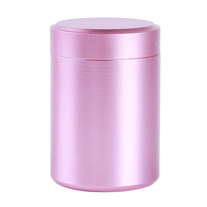 New Airtight Smell-Proof Stainless Steel Container — Mini Tea & Herb Stash Jar for Tea, Coffee Storage