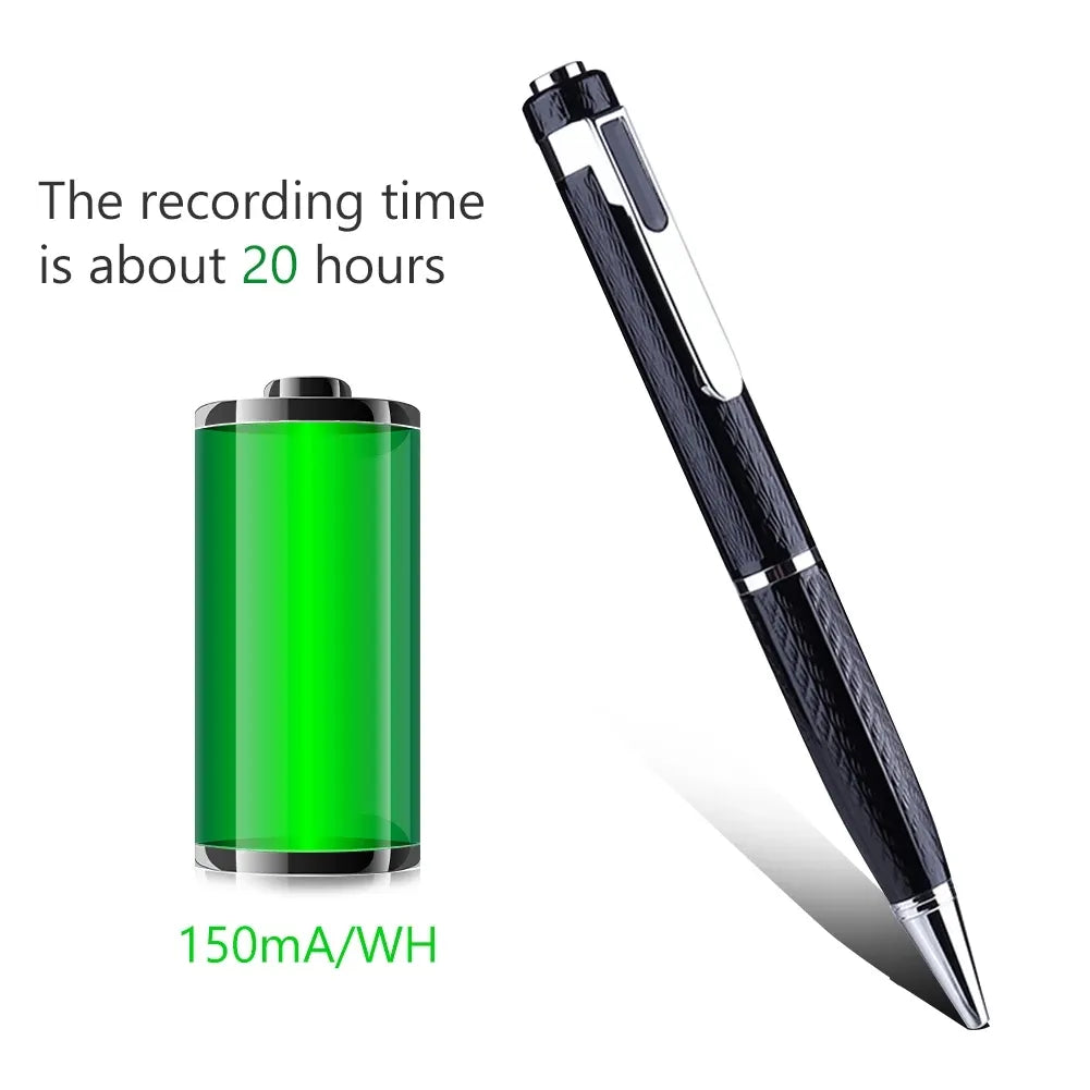 Digital Voice Recorder Pen - Professional Long Distance Audio Sound Recording, U Disk, 8GB/16GB/32GB, WAV 192Kbps, Activated Dictaphone