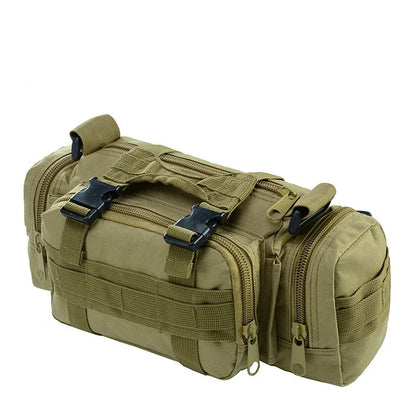 High-Quality Tactical Waist Pack – Outdoor Backpack, Molle Pouch for Camping, Hiking – 3P Chest Bag
