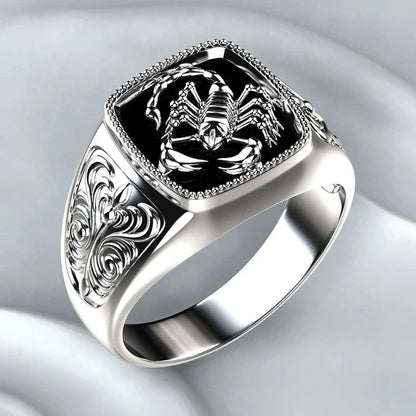 Huitan Viking Nordic Mythology Giant Wolf Ring – Defense Totem, Hip Hop Rock Fashion Unisex Punk Jewelry Gift