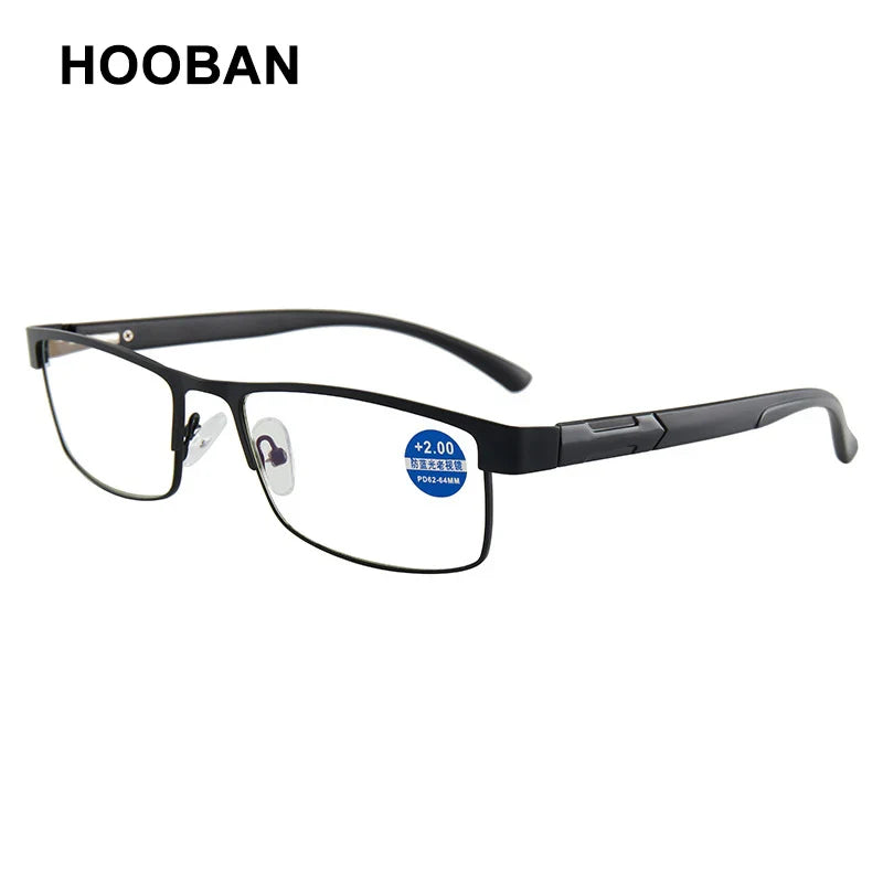 High-Quality Stainless Steel Reading Glasses for Men & Women – Fashion Presbyopic & Anti-Blue Light Eyewear