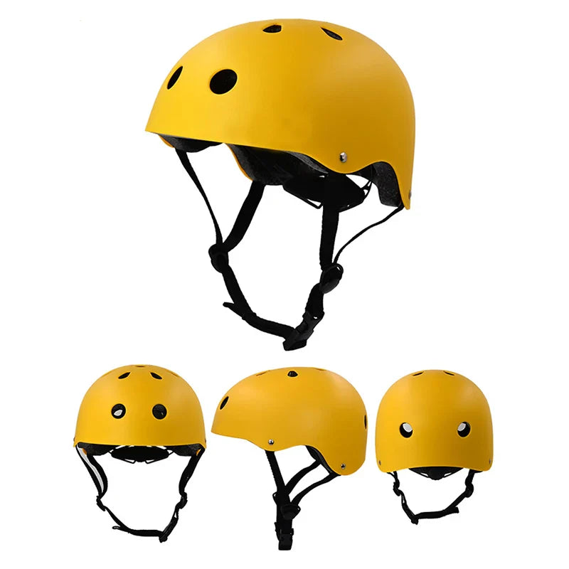Professional Round Safety Helmet – Outdoor Protective Gear for Kids, Mountain Camping, Hiking & Riding