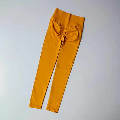 High Waist Women’s Yoga Leggings – Seamless Push-Up Fitness, Running & Gym Pants with Hip Lift and High Elasticity