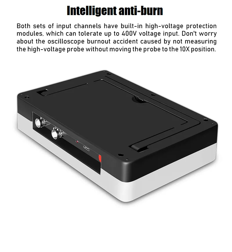 FNIRSI-1013D Digital Tablet Oscilloscope | Dual Channel 100MHz Bandwidth, 1GS/s Sampling Rate | 7" Mini Touchscreen Scope