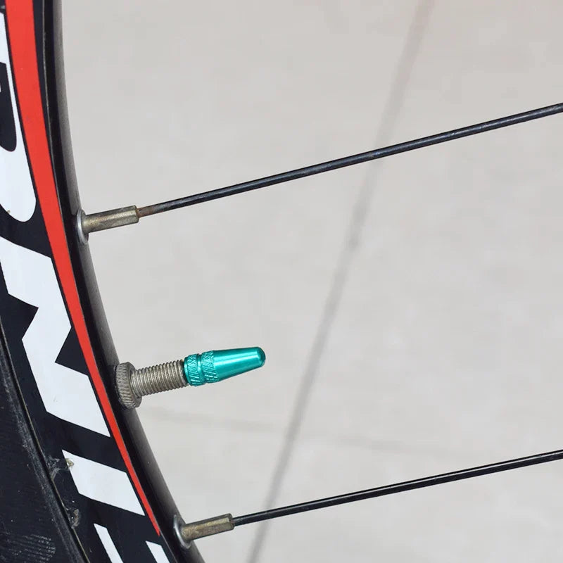 4/8PCS Aluminum Alloy Bicycle Tire Valve Caps – Dustproof Presta Valve Protectors for MTB & Road Bikes