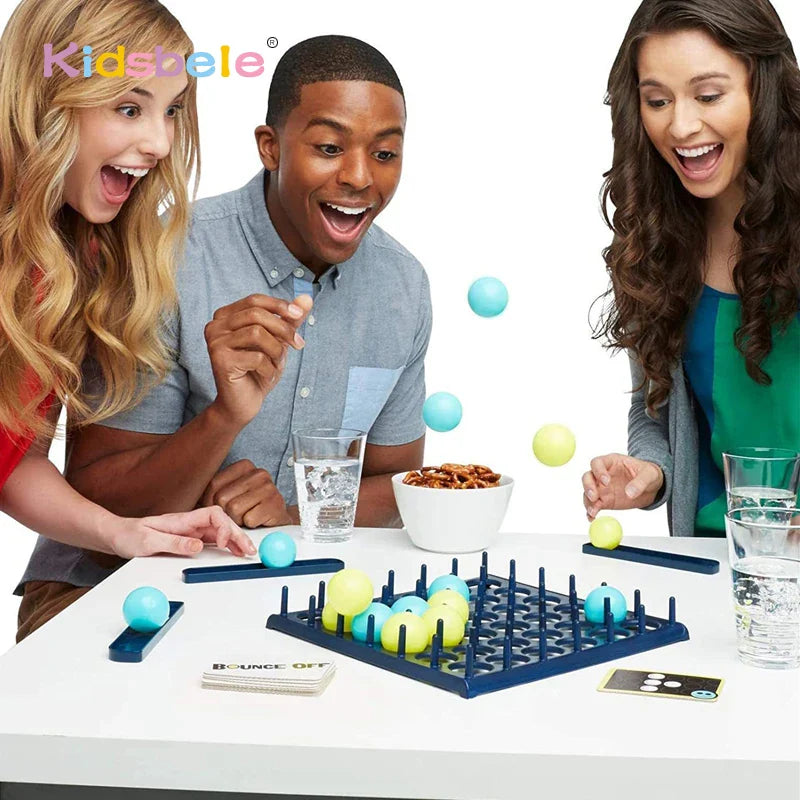 Kids Bouncing Ball Toss Game — Parent-Child Interactive Board Game for Toddlers, Fun Party Activity