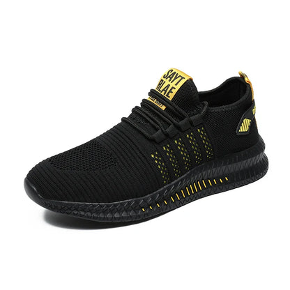 Fashion Sneakers for Men – Lightweight Casual Lace-Up Shoes, Breathable Walking Footwear