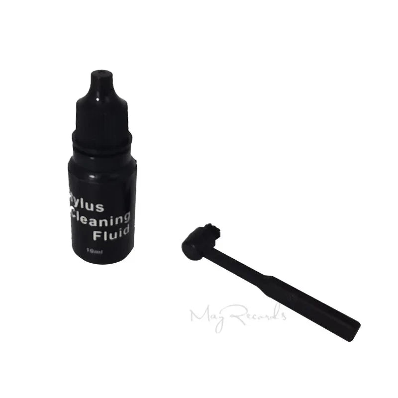 Stylus Brush & 10ml Needle Solution Cleaner – Carbon Fiber Brush Record Player Cleaning Kit