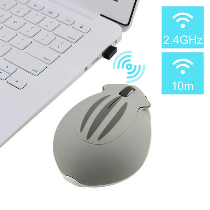 Creative Hamster Design Wireless Mouse: Cute Ergonomic 2.4G Mause, 1200 DPI Optical Mini Mice - Perfect Kid Gift for PC or Laptop
