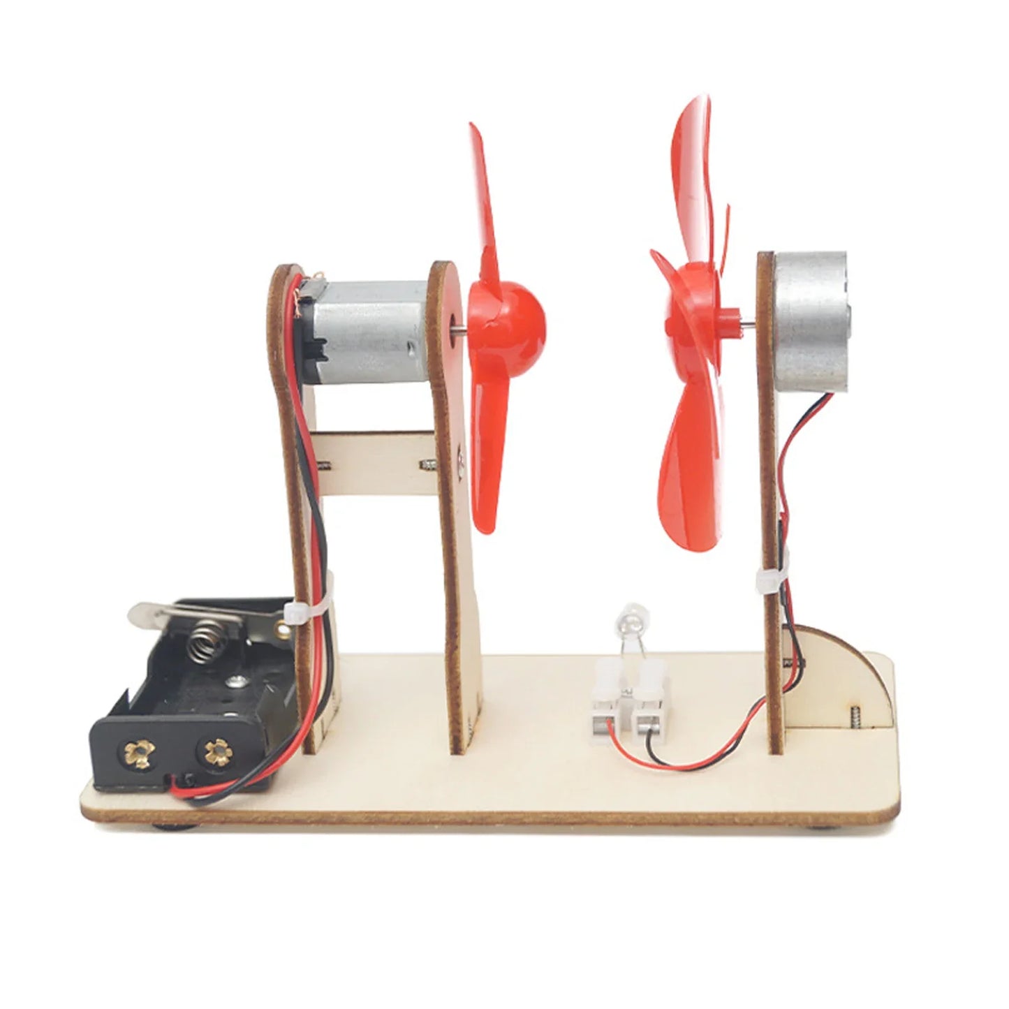 Children’s Electrical Experiment Kit – DIY Wind Powered Educational Physics Science Assembly Toy Model Teaching Aid for Kids Learning