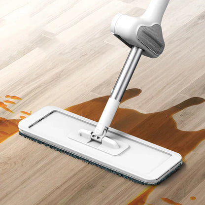 Mmagic 360° Rotation Spin Mop | Flat Mop Cleaner with Bucket for Easy Floor & Home Cleaning | Wash & Dry Mop System