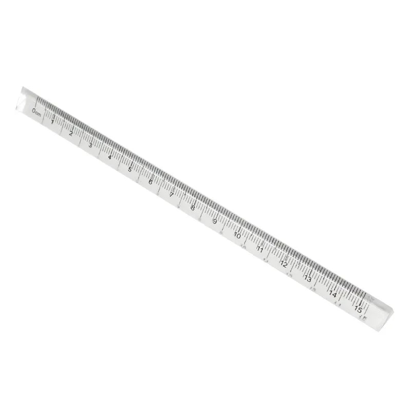 Clear Triangle Ruler: Transparent Stationery Essential for School Supplies - Mohamm 1PC