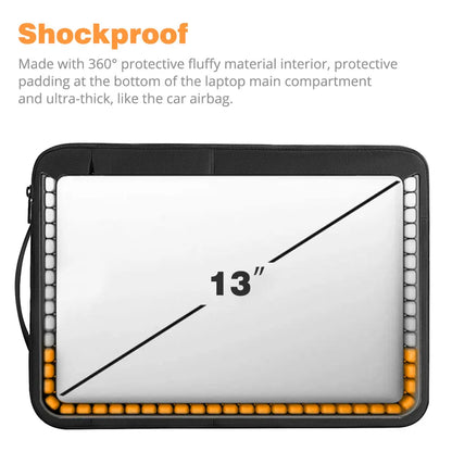 WIWU New Waterproof Laptop Sleeve for MacBook Pro 14 and 16 (2023) - Portable Carry Case for MacBook Air 13