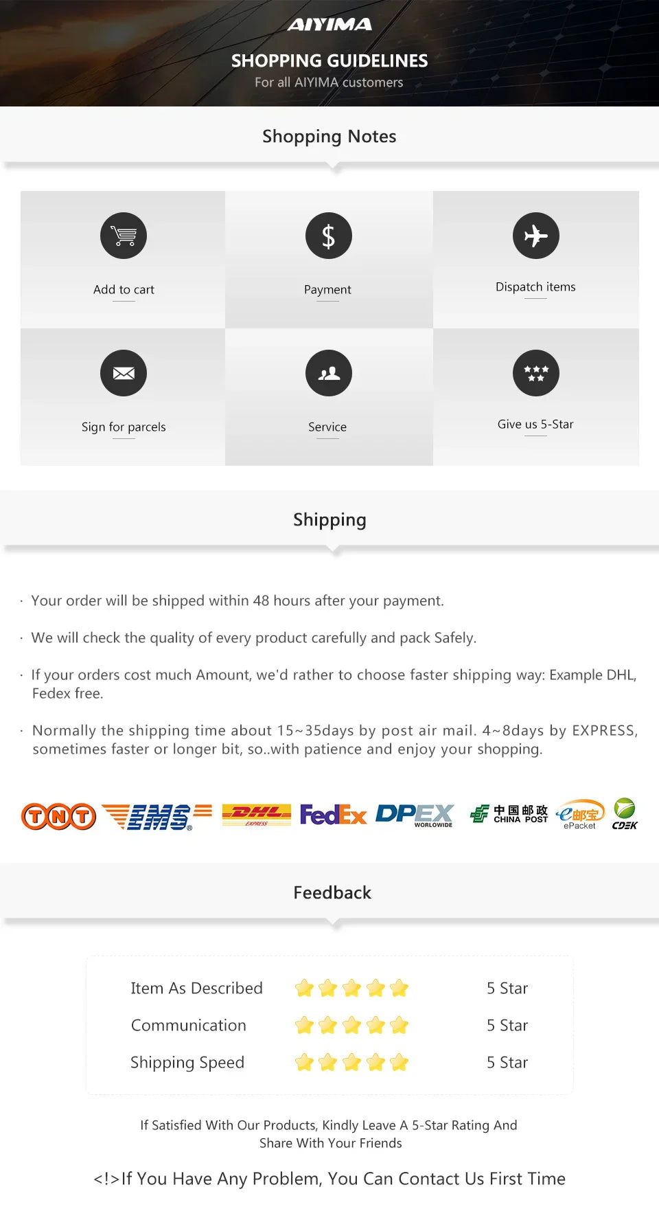 AIYIMA 48V 5A GaN Power Adapter — Switch Power Supply for TPA3255/TAS5630 Amplifiers, EU/US/AU/UK