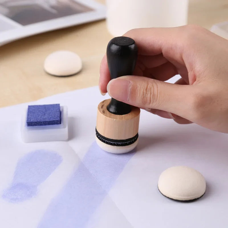 Flat/Domed Foam Refills Replacement Applicators - Mini Ink Blending Tools for Scrapbooking and Card Making Backgrounds