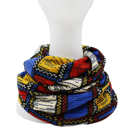 ALTOBEFUN Autumn Winter Unisex Hats - Plaid Design Contrast Color Skullies and Beanies for Men and Women, Model BHT022