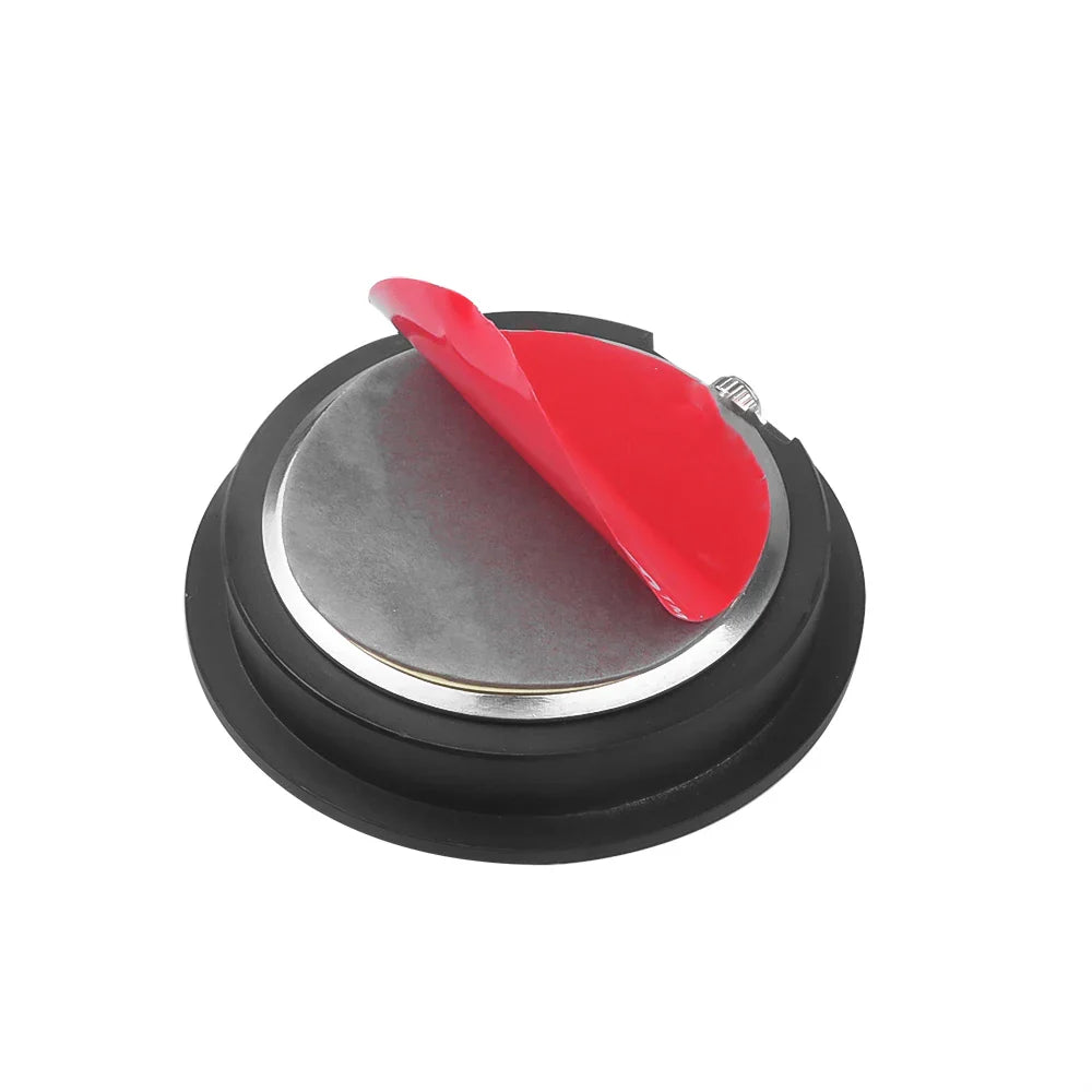 Luminous Mini Car Clock - Stick-On Digital Quartz Watch for Automobiles, 40mm & 43mm, Auto Interior Ornament