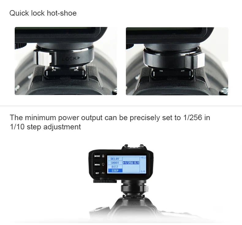 Godox TT600 2.4G Wireless TTL Speedlite + X2T Trigger — Compatible with Canon, Nikon, Sony, Fuji, Olympus