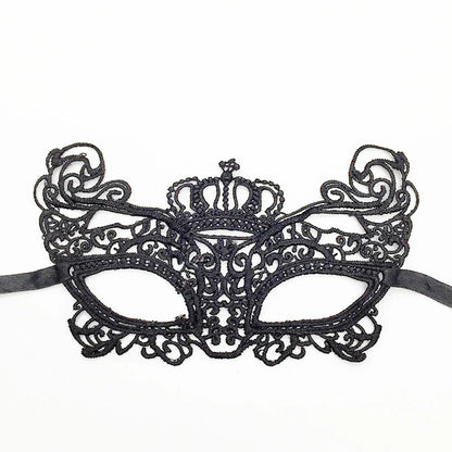 Sexy Lace Eye Mask for Women — Venetian Masquerade, Halloween & Carnival Half-Face Cosplay Party Mask