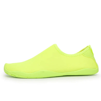 Solid Color Unisex Quick-Drying Aqua Sneakers - Children’s Swimming & Beach Water Shoes, Barefoot Shoes for Women