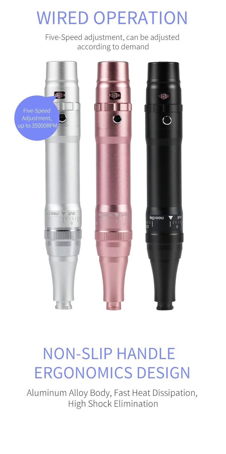 Wireless PMU Machine — Professional Permanent Makeup Tattoo Pen for Eyebrows, Eyeliner & Lips