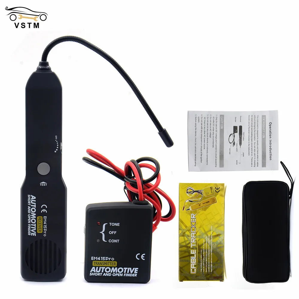 EM415PRO Auto Circuit Tester - 6-42V Short Cable Tracker & Open Wire Finder for Car Diagnostics