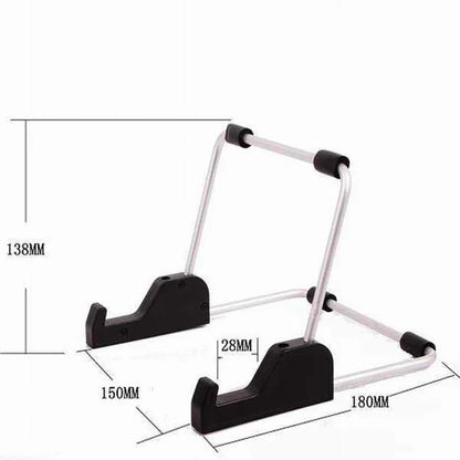 Super Light Foldable Tablet Stand – Universal Adjustable Aluminum Holder for iPad & Tablet PC, Portable Desk Support Mount for Home & Office Use