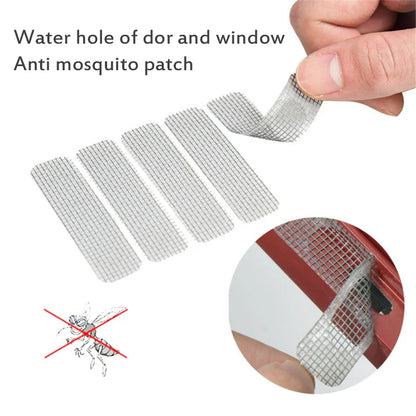 Say Goodbye to Pesky Insects: 50/25/15pcs Adhesive Anti-Mosquito Net Patches - Fix Net Window Screen Repair Stickers for Home - Keep Flies and Bugs Out with Ease