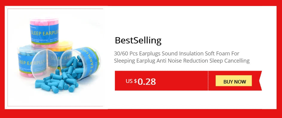 Universal Sleep Earplugs – Noise Reduction Ear Plugs for Comfortable Rest & Noise Blocking
