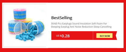 Universal Sleep Earplugs – Noise Reduction Ear Plugs for Comfortable Rest & Noise Blocking