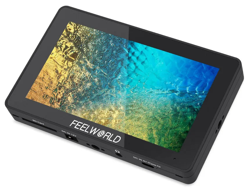 FEELWORLD F6 PLUS V2 6" DSLR Camera Field Monitor – 3D LUT, Touchscreen IPS, 1920x1080 FHD, 4K Support, Focus Assist