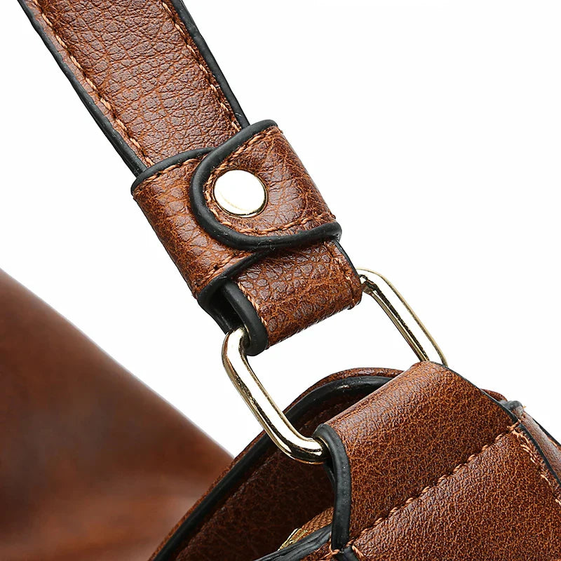 DIDABEAR Leather Hobo Bag for Women - Fashion Shoulder Bag, Large Capacity Vintage Tote Purse