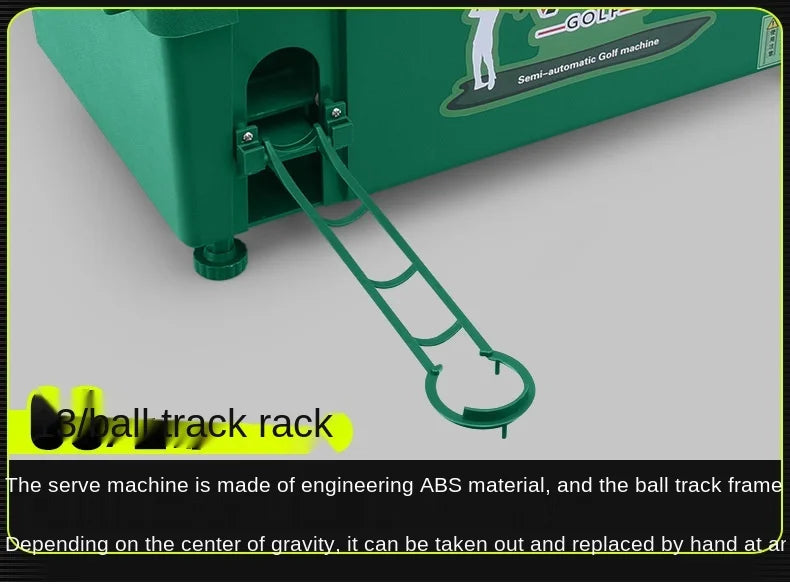 PGM Semi-Automatic Golf Ball Machine – ABS Automatic Ball Dispenser, Golf Clubs Holder, Training Service Equipment