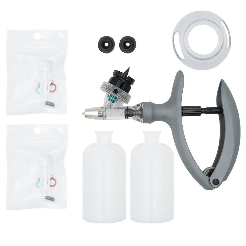Automatic Veterinary Syringe 1ml/2ml/5ml — Adjustable Continuous Injection for Livestock, Pigs, Cattle, Sheep