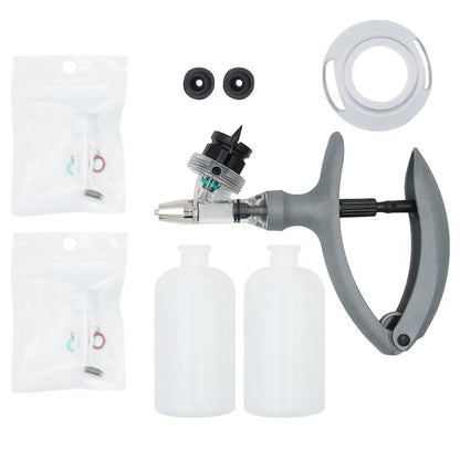 Automatic Veterinary Syringe 1ml/2ml/5ml — Adjustable Continuous Injection for Livestock, Pigs, Cattle, Sheep