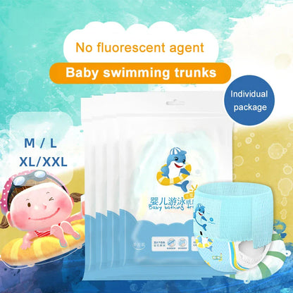 2025 Baby Disposable Swim Diapers – Waterproof Infant Swimming Diapers 5PCS