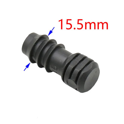 16mm Garden Hose End Plug 1/2" – Plastic Water Seal Stopper Fittings for Drip Irrigation System (10pcs Set)