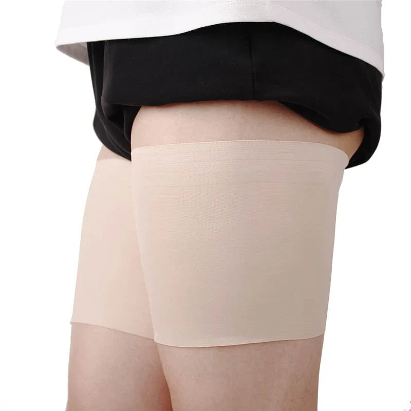 2Pcs Silicone Anti-Chafing Thigh Bands | Women's Slimmer Leg Warmers | Summer Lace Anti-Slip Thigh Leg Bands