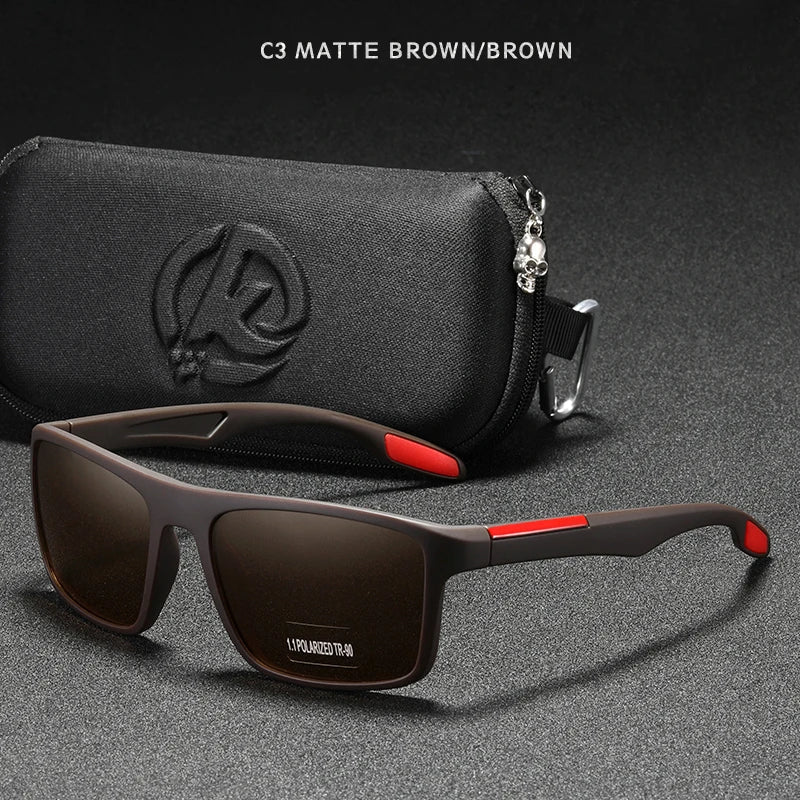 KDEAM Ultra-Light Polarized Sports Sunglasses for Men & Women – TAC 1.1mm Lens, Category 3 Driving Sun Glasses