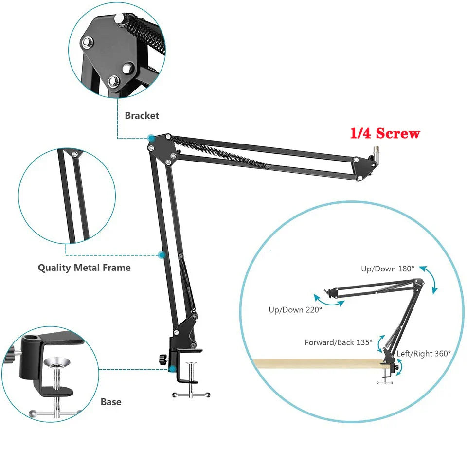 LED Selfie Ring Light with Phone Stand – Folding Arm, Dimmable Circle Fill Light & Tripod for YouTube & Streaming