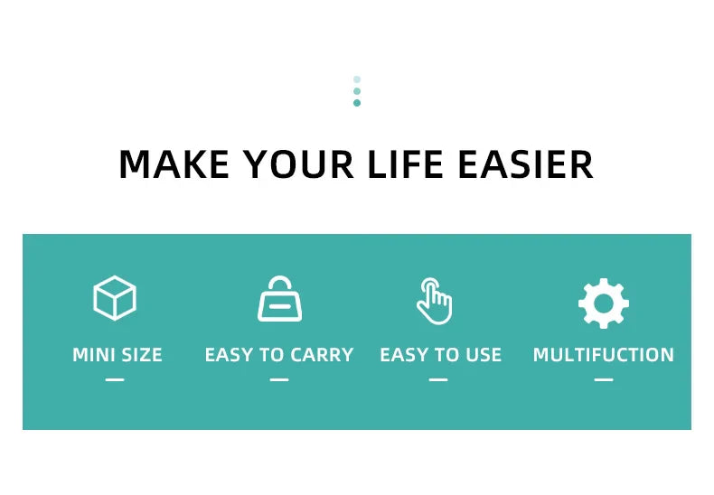 saengQ Mini Portable Bag Sealer – Multi-Function Home Plastic & Snack Storage Sealing Machine
