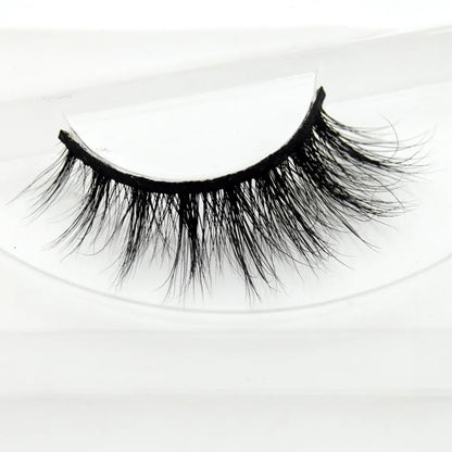 Visofree 3D Mink Eyelashes – Thick Handmade Full Strip Cruelty-Free False Lashes for Makeup M56