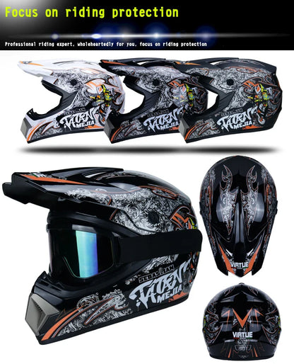 Children's Off-Road Motorcycle Helmet - Bike Downhill AM DH Cross & Motocross Capacete Casco for Kids
